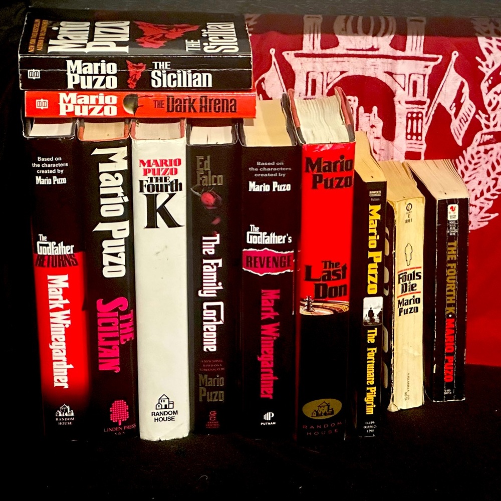 Mario Puzo Book Lot. 11 books.